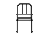 Кресла для спортивных мероприятий Эра мод. КМ12 1-но местная секция (каркас черн.муар )
